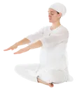 Arm Flaps, Easy Pose, Arms Extended To Front, Down 30Degrees