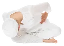 Easy Pose, Hands On Hips, Bend Over, Head Over Right Knee