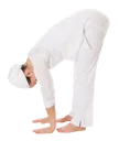 Forward Bend, Legs Straight, Touch Hands Flat On Ground